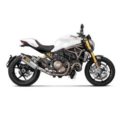 Raccord collecteur Akrapovic Titane non catalysé, Ducati Monster 821 1200R/S 2014-20