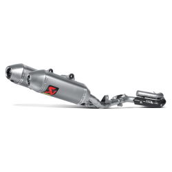 Ligne complète Akrapovic Evolution silencieux Titane, Honda CRF 250 R 2014-2015