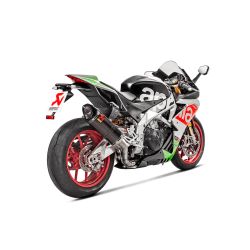 Ligne complète Akrapovic Evolution silencieux Carbone, Aprilia RSV4 2017-21