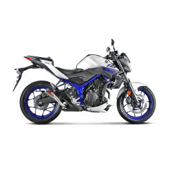 Echappement Akrapovic Inox, Yamaha MT-03 YZF-R3