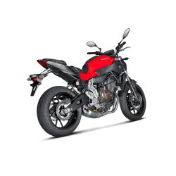 Ligne complète Akrapovic Racing titane, Yamaha MT07 2014-16