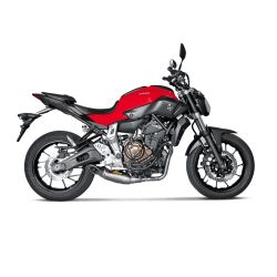 Ligne complète Akrapovic Racing titane, Yamaha MT07 2014-16