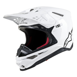 Casque Alpinestars SM10 SOLID WHT taille XL / 61-62cm