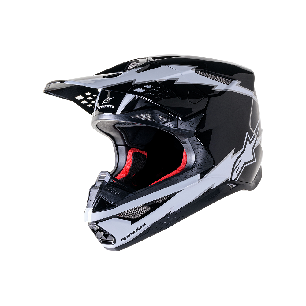 Casque Alpinestars SM10 AMP BLK/WT taille S / 55-56cm