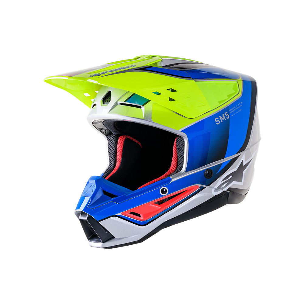 Casque Alpinestars SM5 SAIL YLW/BL taille S / 55-56cm