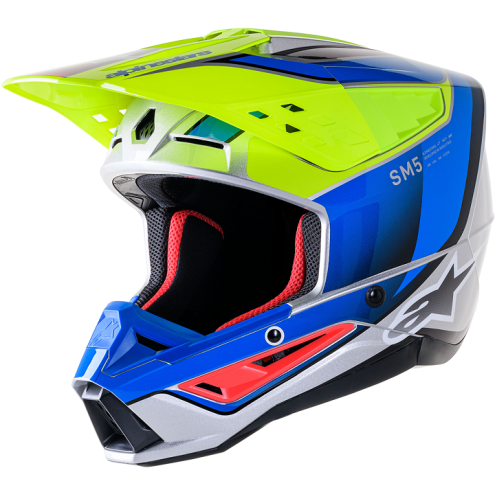 Casque Alpinestars SM5 SAIL YLW/BL taille XL / 61-62cm