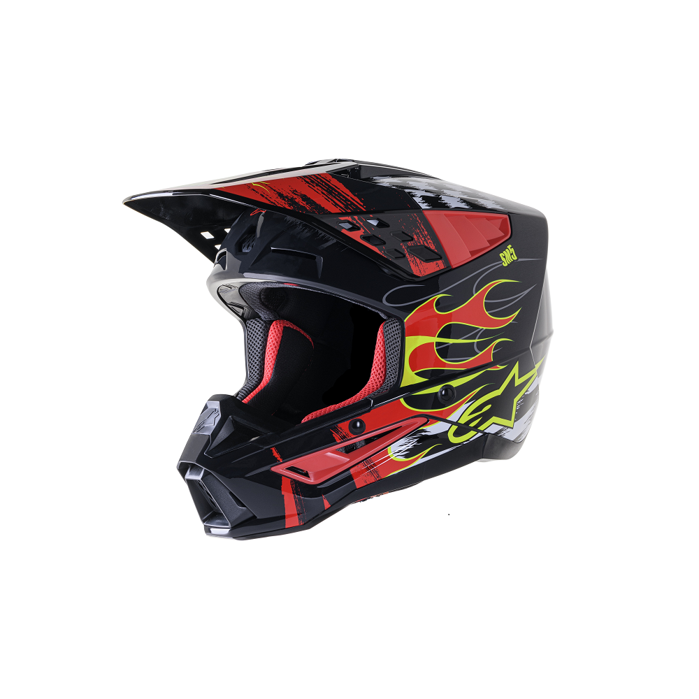 Casque Alpinestars SM5 RASH RED/G taille XS / 53-54cm