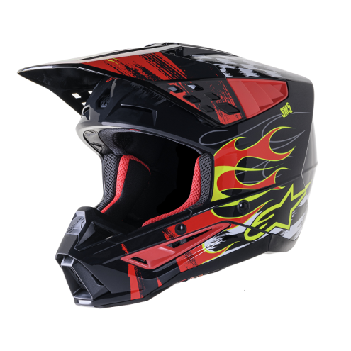 Casque Alpinestars SM5 RASH RED/G taille M / 57-58cm