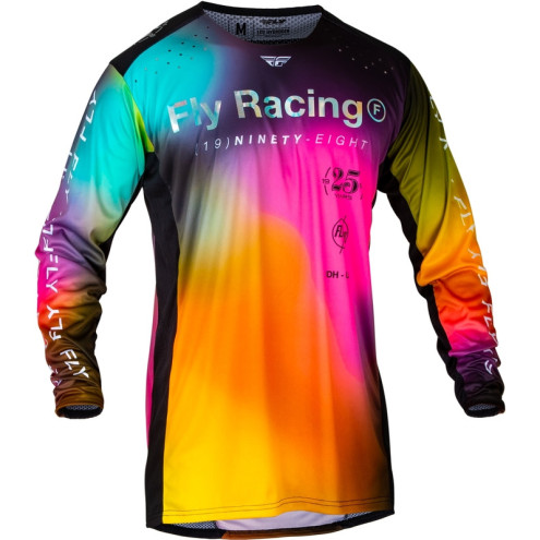 Maillot FLY RACING Lite Legacy L.E. - Fuschia/Electric Blue/Hi-Vis 1 - AVSmoto Racing Parts 