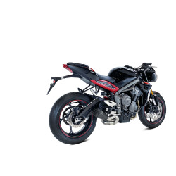 Echappement IX-Race MK2B non homologué Black Triumph Street Triple 765 R 17-20