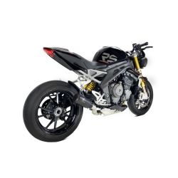 低価お得IXRACE TRIUPH STREET TRIPLE 765 R 17-21 MK2B フルEX マフラー ブラック トライアンフ用