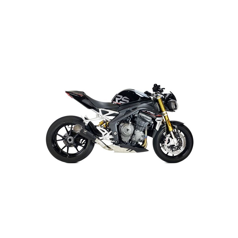 Echappement IX-Race MK2 Inox noir Triumph SPEED TRIPLE 1200 RS 2020-2023