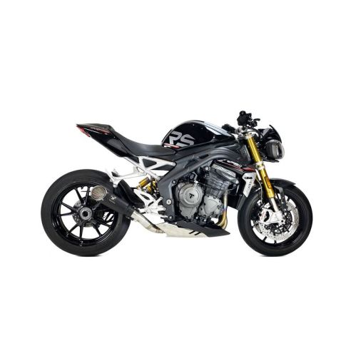 Echappement IX-Race MK2 Inox noir Triumph SPEED TRIPLE 1200 RS 2020-2023