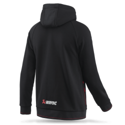 Veste Sweat coton Akrapovic Corpo Zip Hoodie Black Men's S