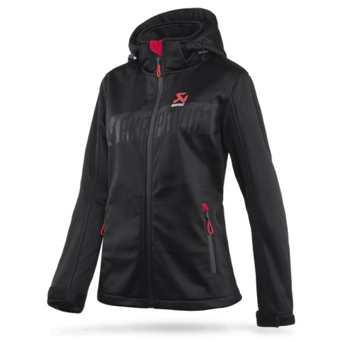 Veste Akrapovic Corpo Softshell Jacket Black Women's M