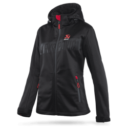 Veste Akrapovic Corpo Softshell Jacket Black Women's XL