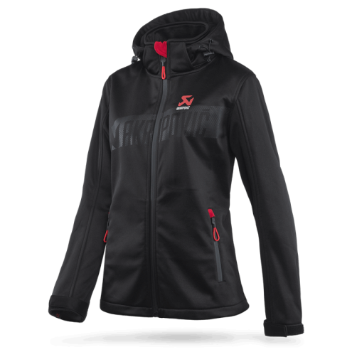 Veste Akrapovic Corpo Softshell Jacket Black Women's XXL