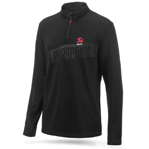 Sweat Akrapovic Corpo Turtleneck Zip Black Men’s taille XS