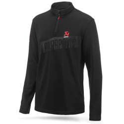 Sweat Akrapovic Corpo Turtleneck Zip Black Men’s taille S