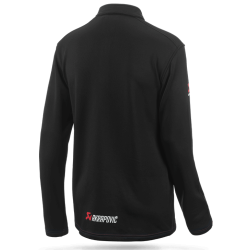 Sweat Akrapovic Corpo Turtleneck Zip Black Men’s taille M