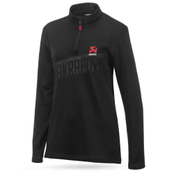 Sweat Akrapovic Corpo Turtleneck Zip Black Women’s taille XS