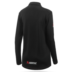 Sweat Akrapovic Corpo Turtleneck Zip Black Women’s taille XS