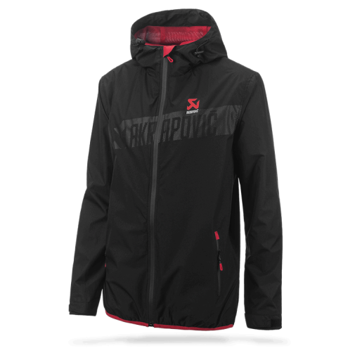 Veste coupe vent Akrapovic Corpo Windbreaker Black Men's taille L