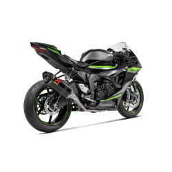 Ligne complète Akrapovic Racing silencieux Carbone, Kawasaki ZX-6R 2023-24