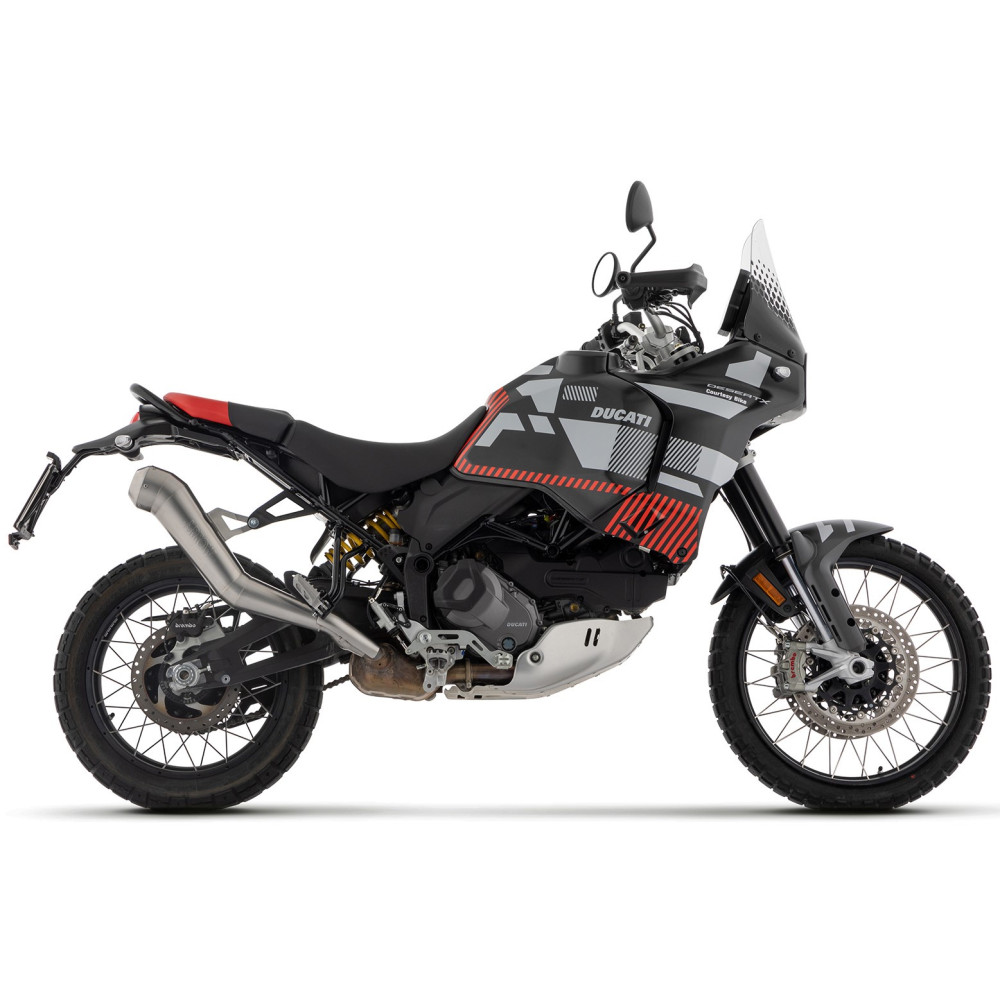 Silencieux Arrow Dakar Replica homologué DUCATI DESERT X 950 2022-2024