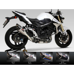 Silencieux YOSHIMURA R-11 inox Suzuki GSR750 (en Suisse non homologué)