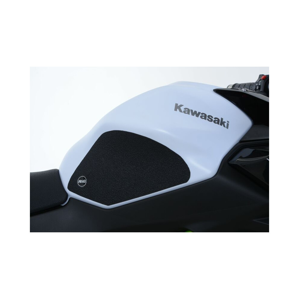 Kit grip de réservoir R&G RACING noir (4 pièces) Kawasaki Z650