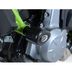 Tampons de protection R&G RACING Aero noir Kawasaki Ninja / Z650