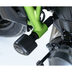 Tampons de protection R&G RACING Aero noir Kawasaki Ninja / Z650