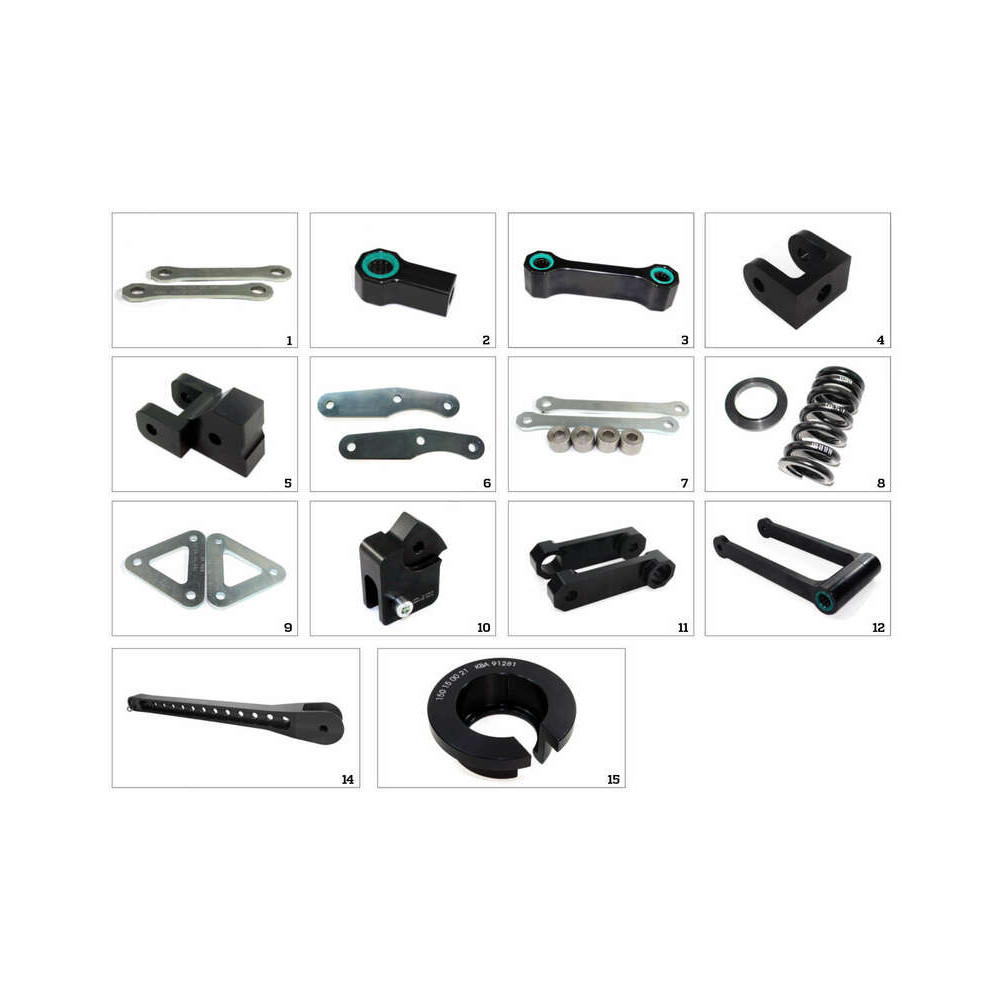 Kit de rabaissement de selle TECNIUM construction 6 - Kawasaki Z650