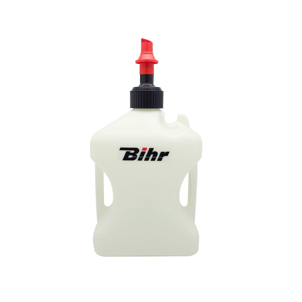 Bidon d'essence BIHR Home Track homologué TÜV blanc 10L