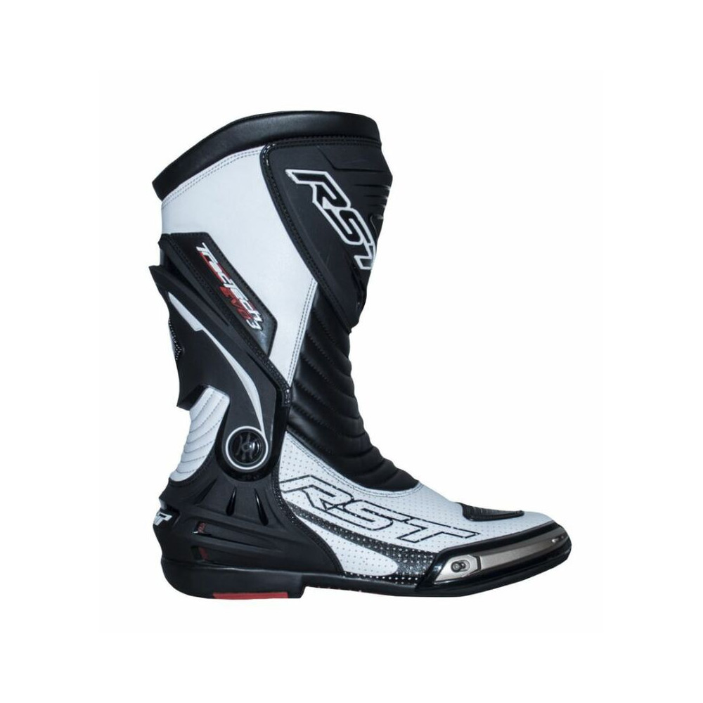 Bottes RST TracTech Evo 3 CE cuir - blanc taille 40