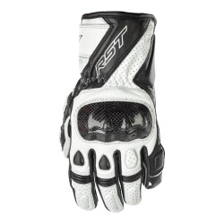 Gants RST Ladies Stunt III CE femme cuir/textile - blanc taille M/07