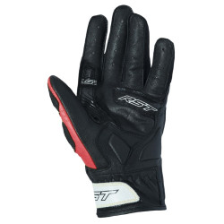 Gants RST Stunt III CE cuir/textile - rouge taille S/08