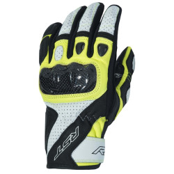 Gants RST Stunt III CE cuir/textile - jaune fluo taille S/08