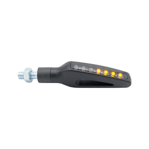 Clignotants LIGHTECH Led plastique ABS noir séquentiel