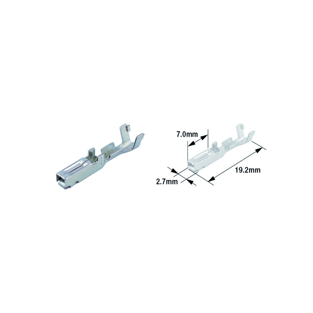 Cosse femelle électrique TOURMAX type 070 (FRY)