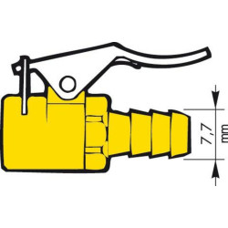 Raccord de gonflage PROVAC valve type Schrader