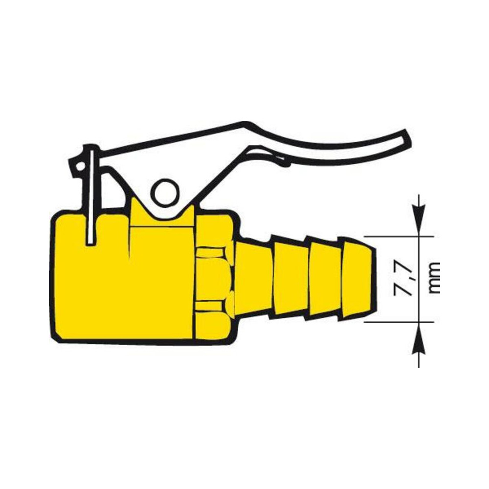 Raccord de gonflage PROVAC valve type Schrader