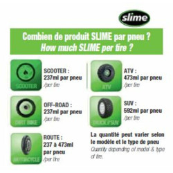 Préventif crevaison SLIME chambre à air 237ml