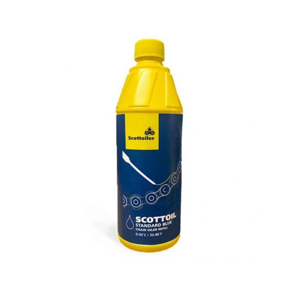 Recharge d'huile SCOTTOILER kits eSystem et vSystem standard bleu 0-30°C - 500ml