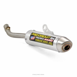 Silencieux PRO CIRCUIT 304 alu brossé/casquette inox Yamaha YZ125