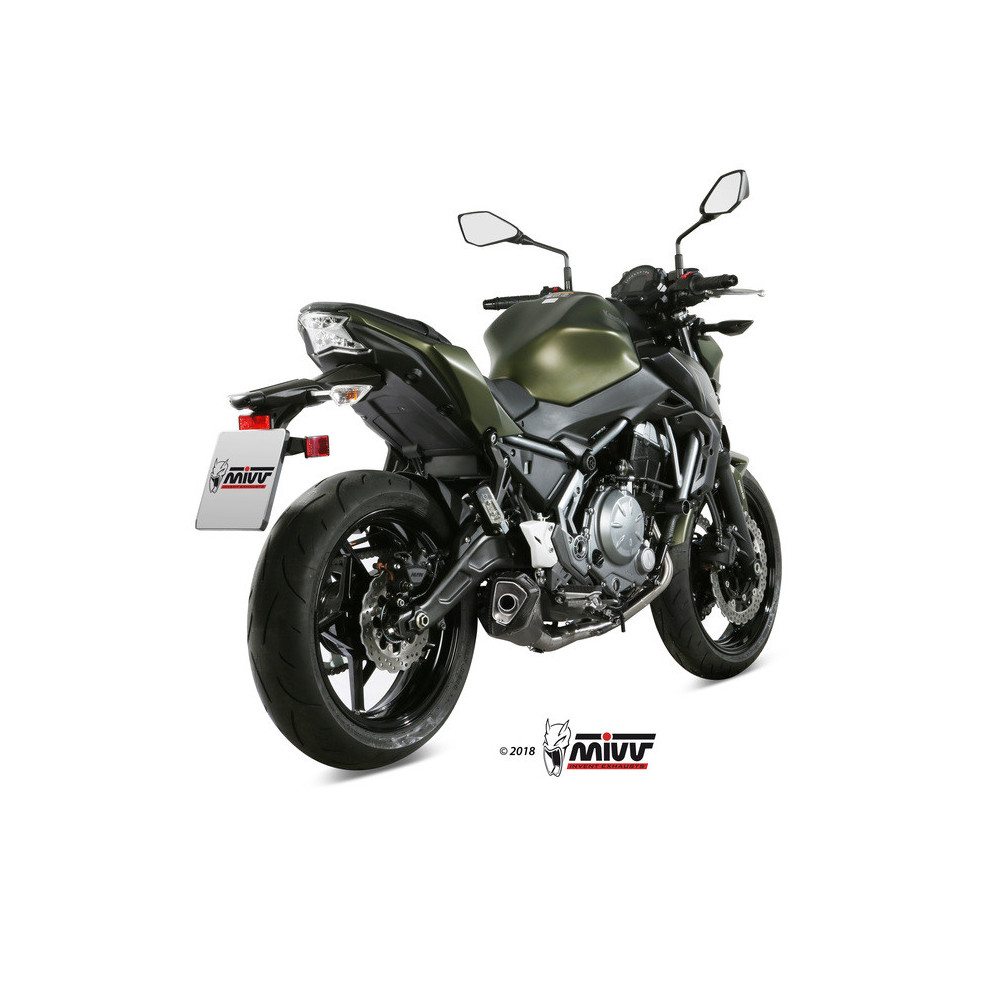 Ligne complète MIVV Delta Race Noir - Kawasaki NINJA 650 / Z650 17-23