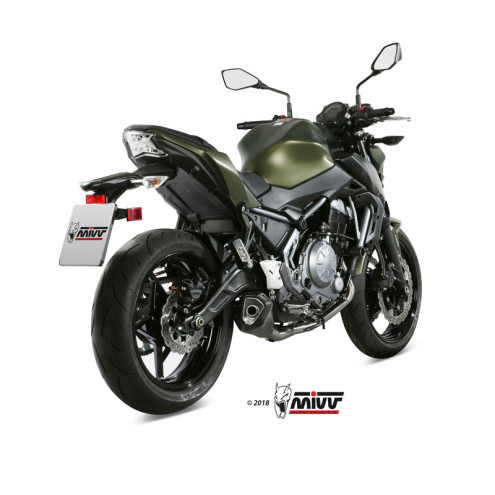 Ligne complète MIVV Delta Race Noir - Kawasaki NINJA 650 / Z650 17-23