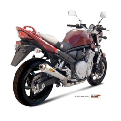 Silencieux MIVV X-Cone inox brossé Suzuki GSX650F/GSF650 Bandit 07-16