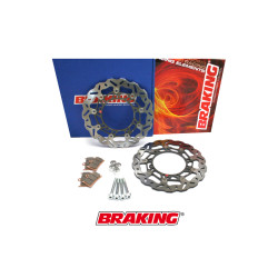 Kit Disque de frein Oversize BRAKING Wave flottant - 320 OKWK10